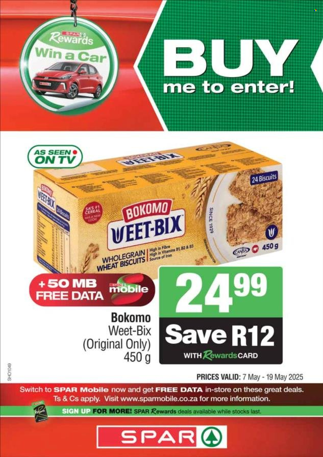 SPAR specials - 07/05/2025 - 19/05/2025. Page 1