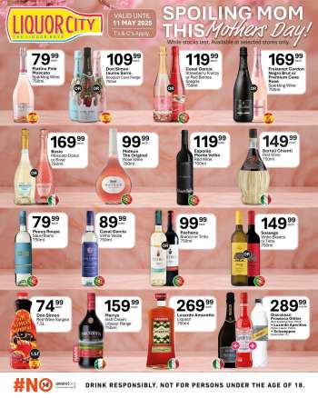 Liquor City catalogue  - 07/05/2025 - 11/05/2025.