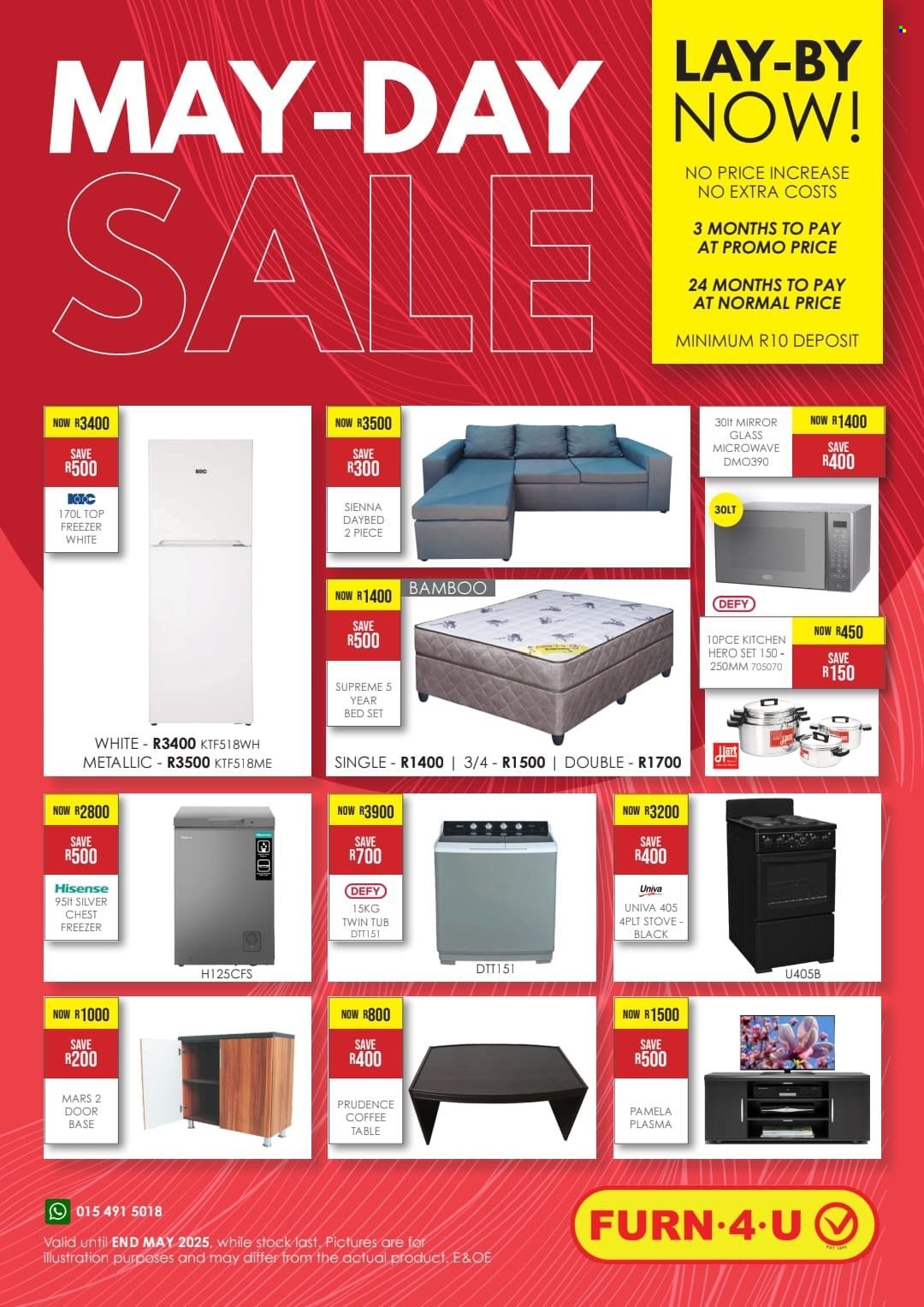Furn 4 U specials - 11/05/2025 - 31/05/2025. Page 1