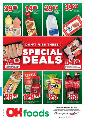 OK Foods catalogue  - 07/05/2025 - 18/05/2025.