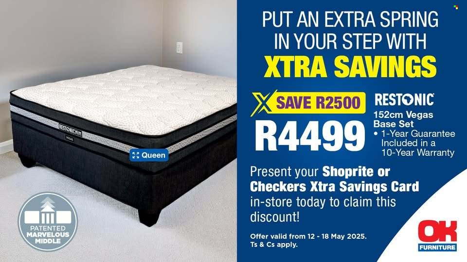OK Furniture specials - 12/05/2025 - 18/05/2025. Page 1