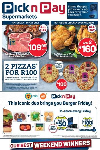 Pick n Pay Supermarket catalogue  - 15/05/2025 - 18/05/2025.