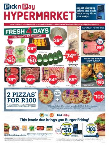 Pick n Pay Hypermarket catalogue  - 15/05/2025 - 18/05/2025.