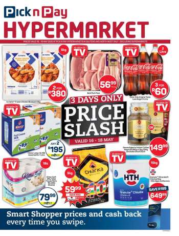 Pick n Pay Hypermarket catalogue  - 16/05/2025 - 18/05/2025.