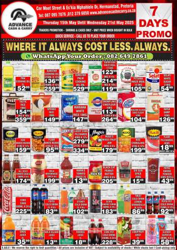 Advance Cash & Carry catalogue  - 15/05/2025 - 21/05/2025.