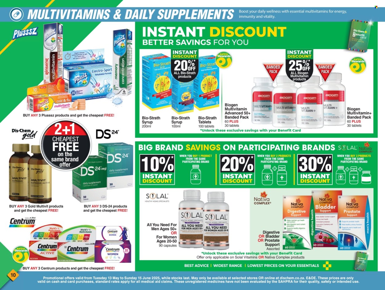 Dis-Chem specials - 13/05/2025 - 15/06/2025. Page 10