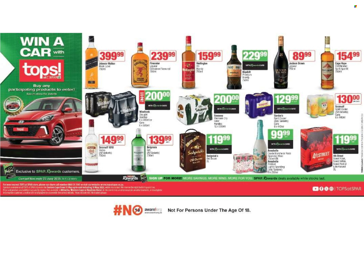 TOPS at SPAR specials - 15/05/2025 - 18/05/2025. Page 1