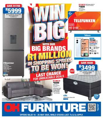 OK Furniture catalogue  - 16/05/2025 - 25/05/2025.