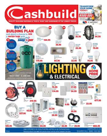 Cashbuild catalogue  - 19/05/2025 - 22/06/2025.