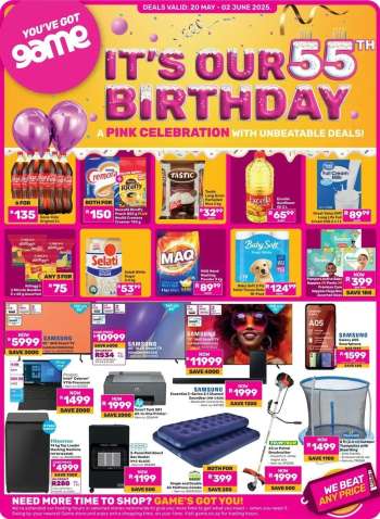 Game catalogue  - 20/05/2025 - 02/06/2025.