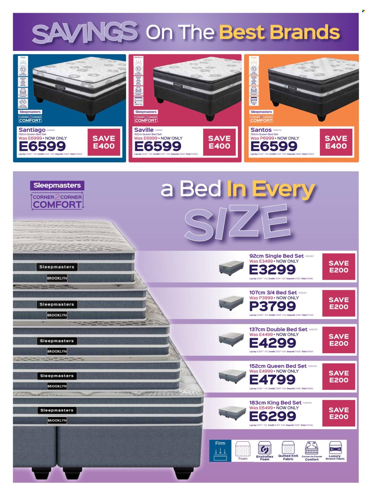 Sleepmasters specials - 22/05/2025 - 18/06/2025. Page 2