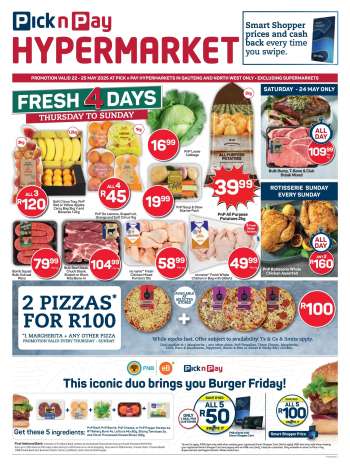 Pick n Pay Hypermarket catalogue  - 22/05/2025 - 25/05/2025.