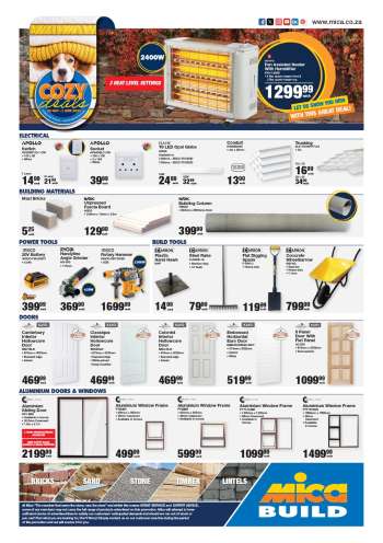 Mica catalogue  - 20/05/2025 - 01/06/2025.