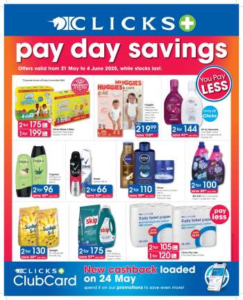 Clicks catalogue  - 21/05/2025 - 04/06/2025.