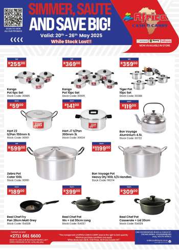 Africa Cash & Carry catalogue  - 20/05/2025 - 26/05/2025.