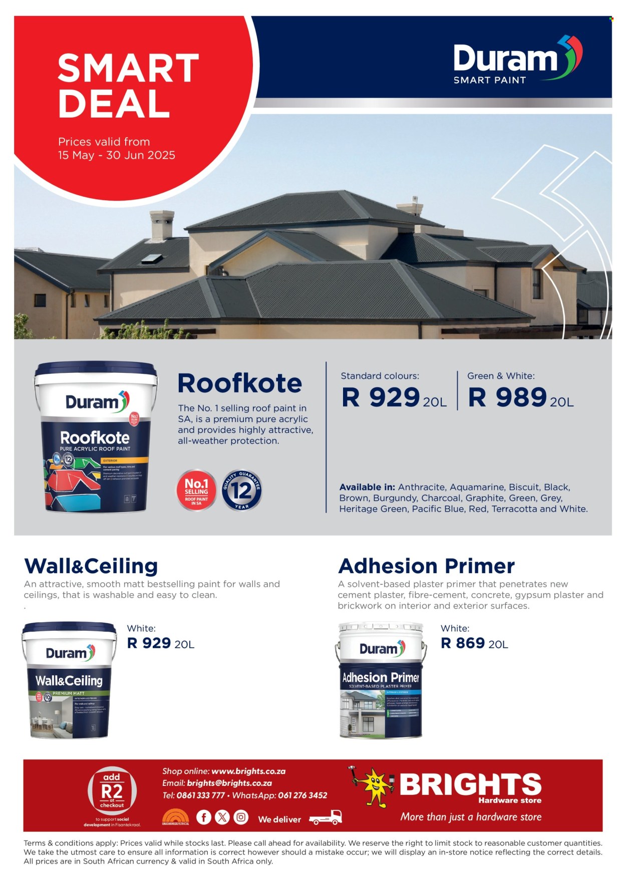 Brights Hardware specials - 15/05/2025 - 30/06/2025. Page 1