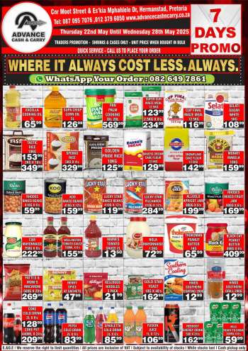 Advance Cash & Carry catalogue  - 22/05/2025 - 28/05/2025.
