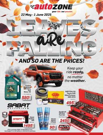AutoZone catalogue  - 22/05/2025 - 01/06/2025.