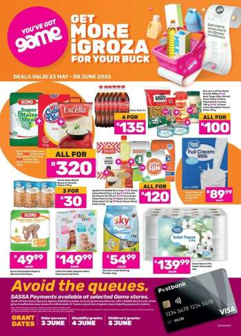Game catalogue  - 23/05/2025 - 08/06/2025.