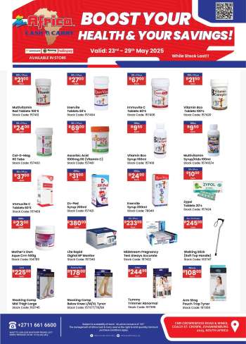 Africa Cash & Carry catalogue  - 23/05/2025 - 29/05/2025.