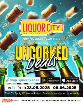 Liquor City catalogue  - 23/05/2025 - 08/06/2025.