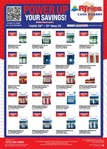Africa Cash & Carry catalogue  - 26/05/2025 - 31/05/2025.