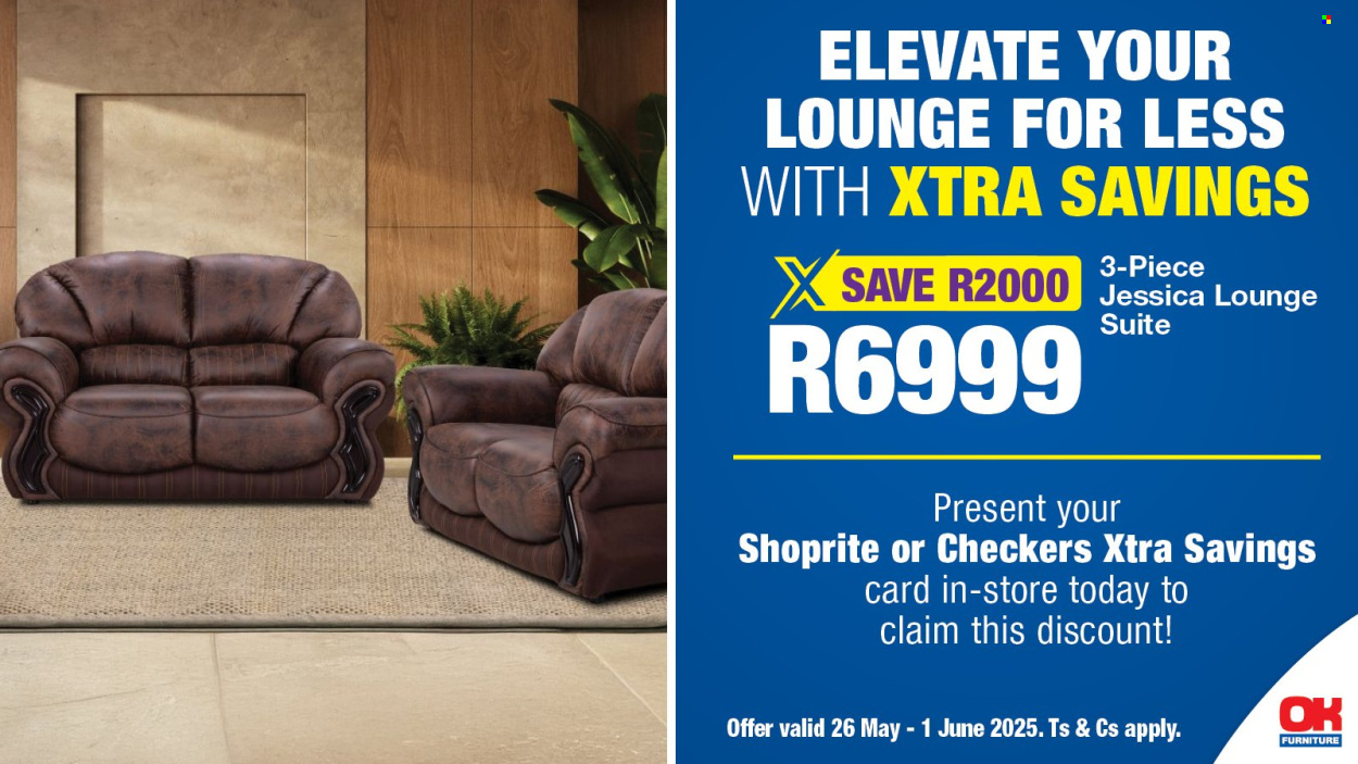 OK Furniture specials - 26/05/2025 - 01/06/2025. Page 1