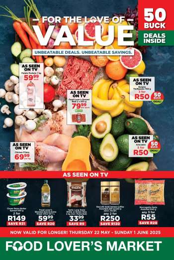 Food Lover's Market catalogue  - 22/05/2025 - 01/06/2025.