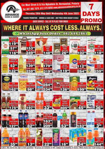 Advance Cash & Carry catalogue  - 29/05/2025 - 04/06/2025.