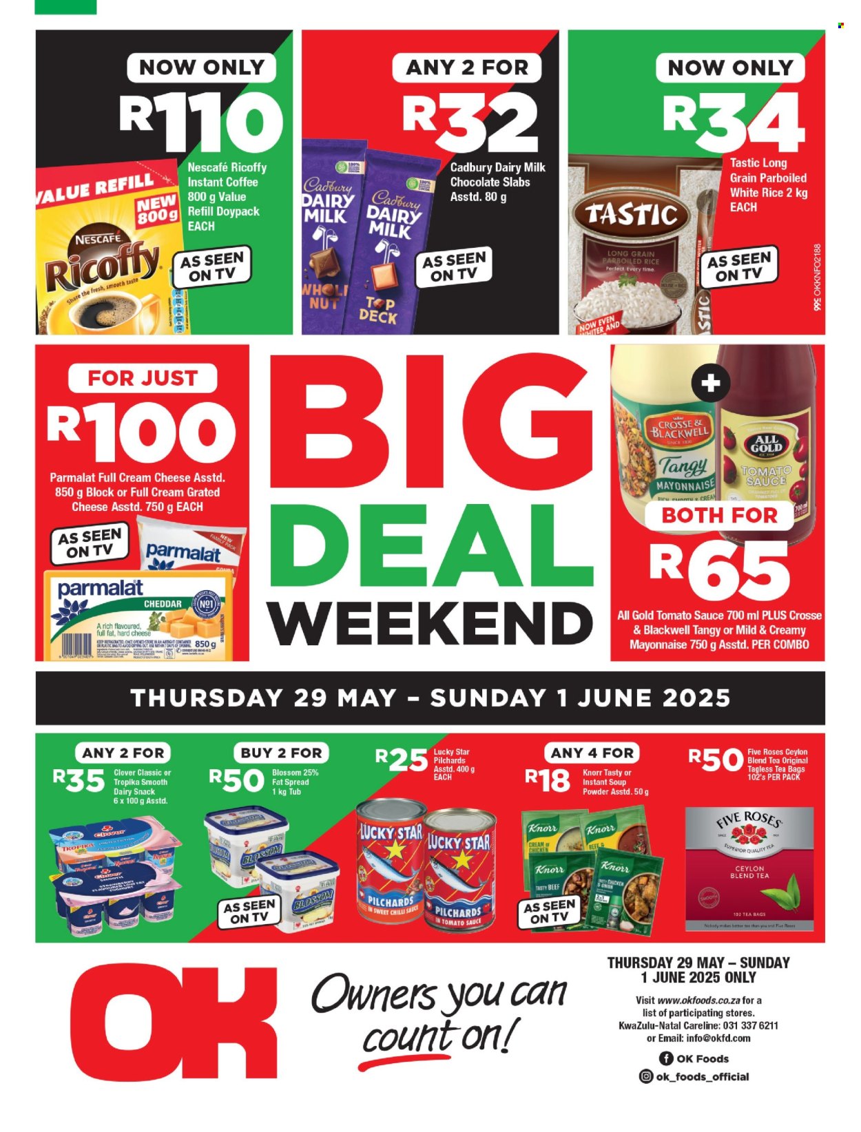 OK Foods specials - 29/05/2025 - 01/06/2025. Page 1