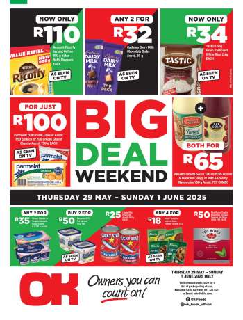 OK Foods catalogue  - 29/05/2025 - 01/06/2025.