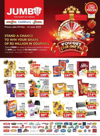 Jumbo Cash & Carry catalogue  - 29/05/2025 - 11/06/2025.