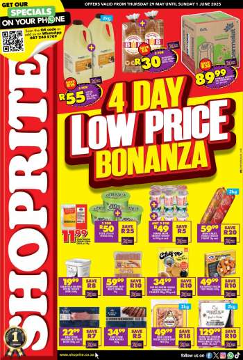 Shoprite catalogue  - 29/05/2025 - 01/06/2025.