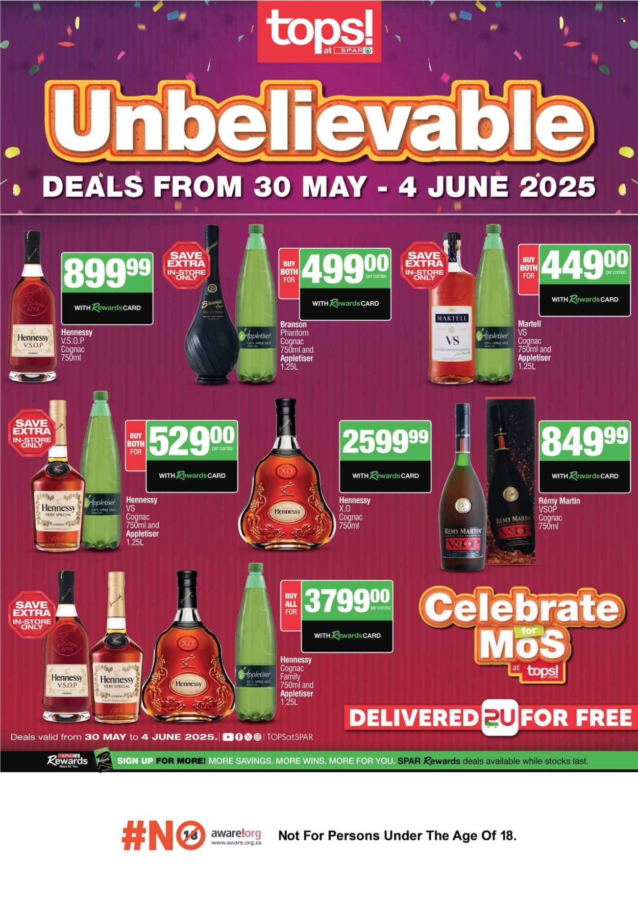 TOPS at SPAR specials - 30/05/2025 - 04/06/2025. Page 1