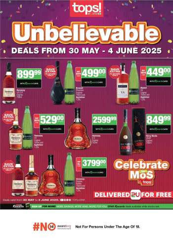 TOPS at SPAR catalogue  - 30/05/2025 - 04/06/2025.