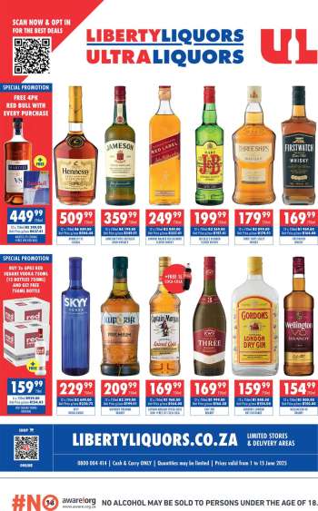 Liberty Liquors catalogue  - 01/06/2025 - 15/06/2025.