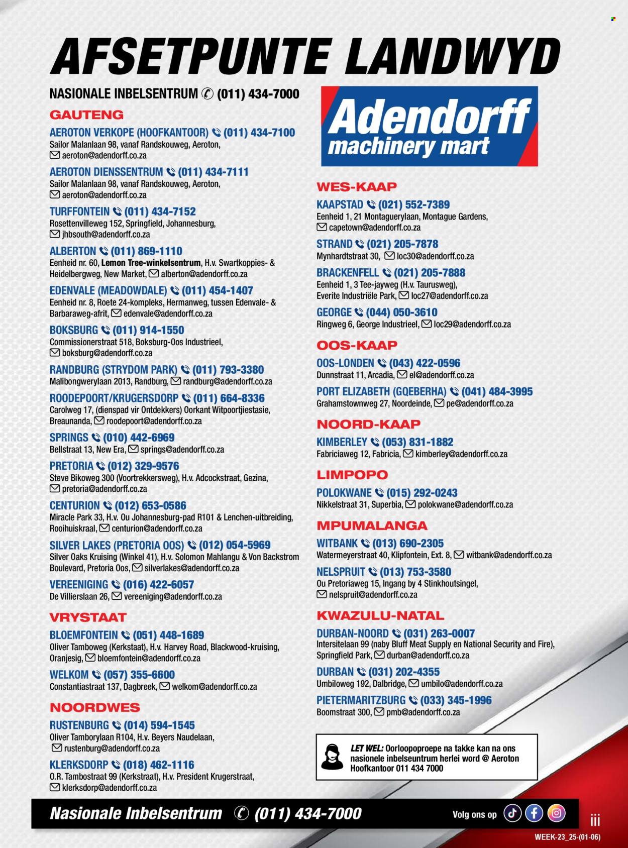 Adendorff Machinery Mart specials - 01/06/2025 - 30/06/2025. Page 3