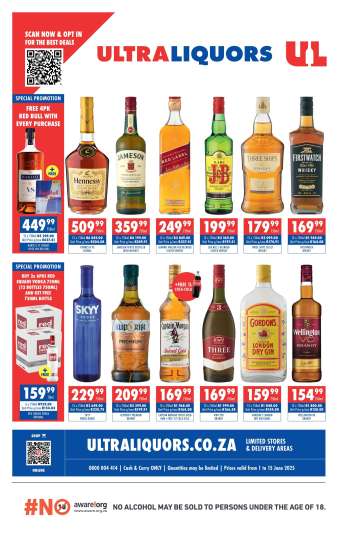 Ultra Liquors catalogue  - 01/06/2025 - 15/06/2025.