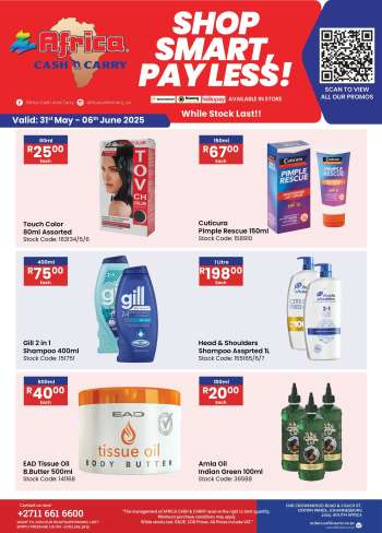 Africa Cash & Carry catalogue  - 31/05/2025 - 06/06/2025.