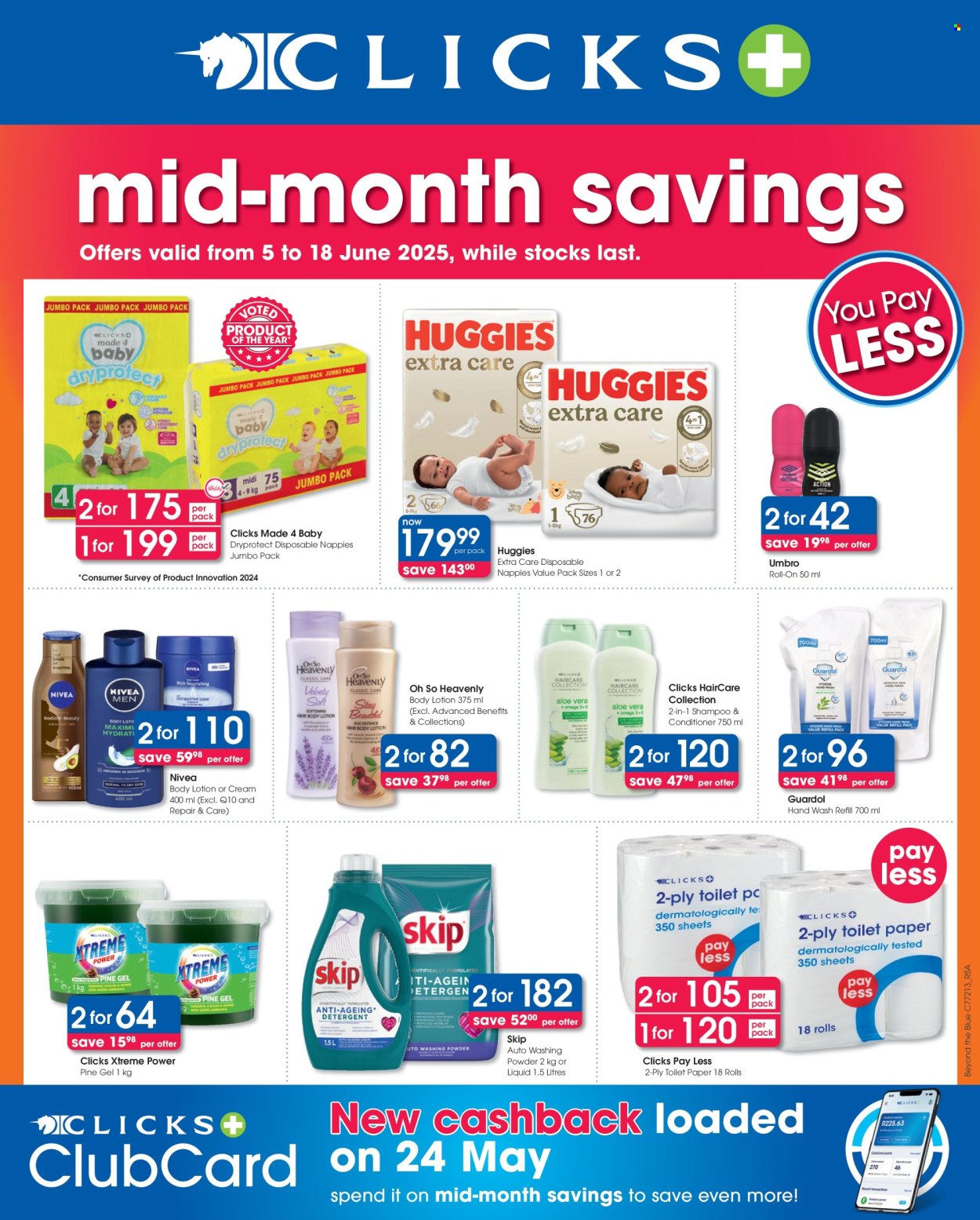 Clicks specials - 05/06/2025 - 18/06/2025. Page 1