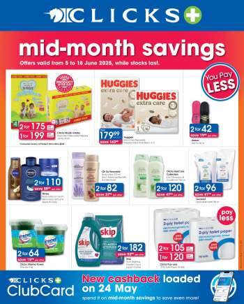 Clicks catalogue  - 05/06/2025 - 18/06/2025.