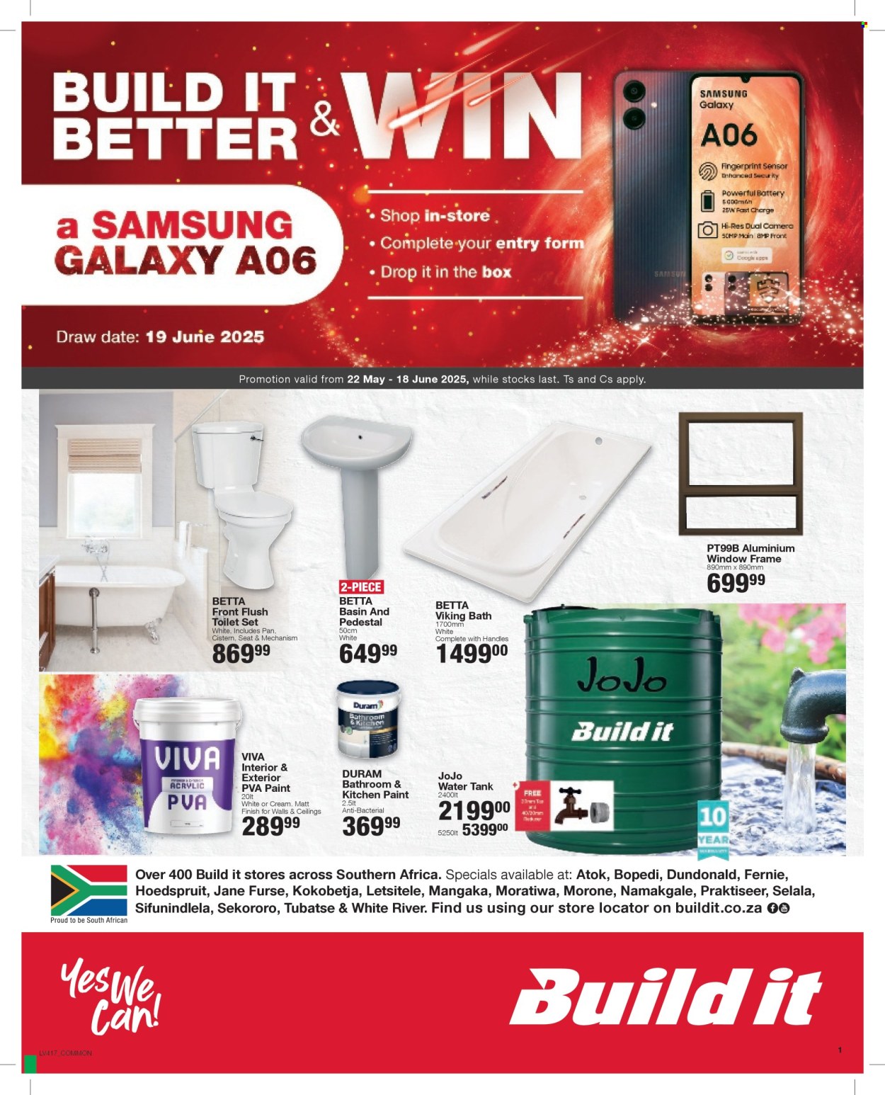 Build It specials - 22/05/2025 - 18/06/2025. Page 1