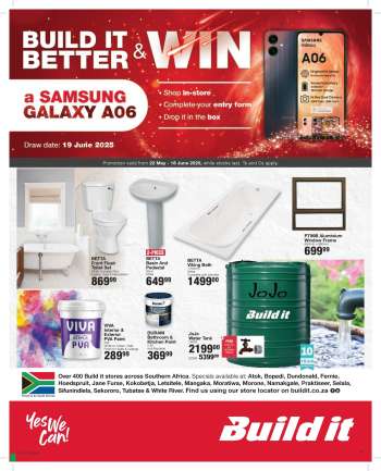 Build It catalogue  - 22/05/2025 - 18/06/2025.