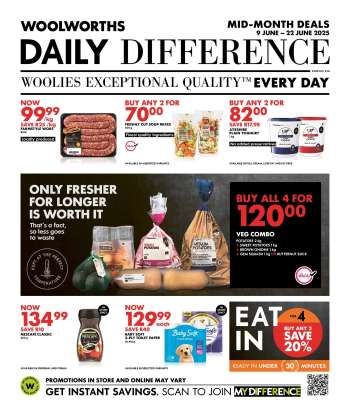 Woolworths catalogue  - 09/06/2025 - 22/06/2025.