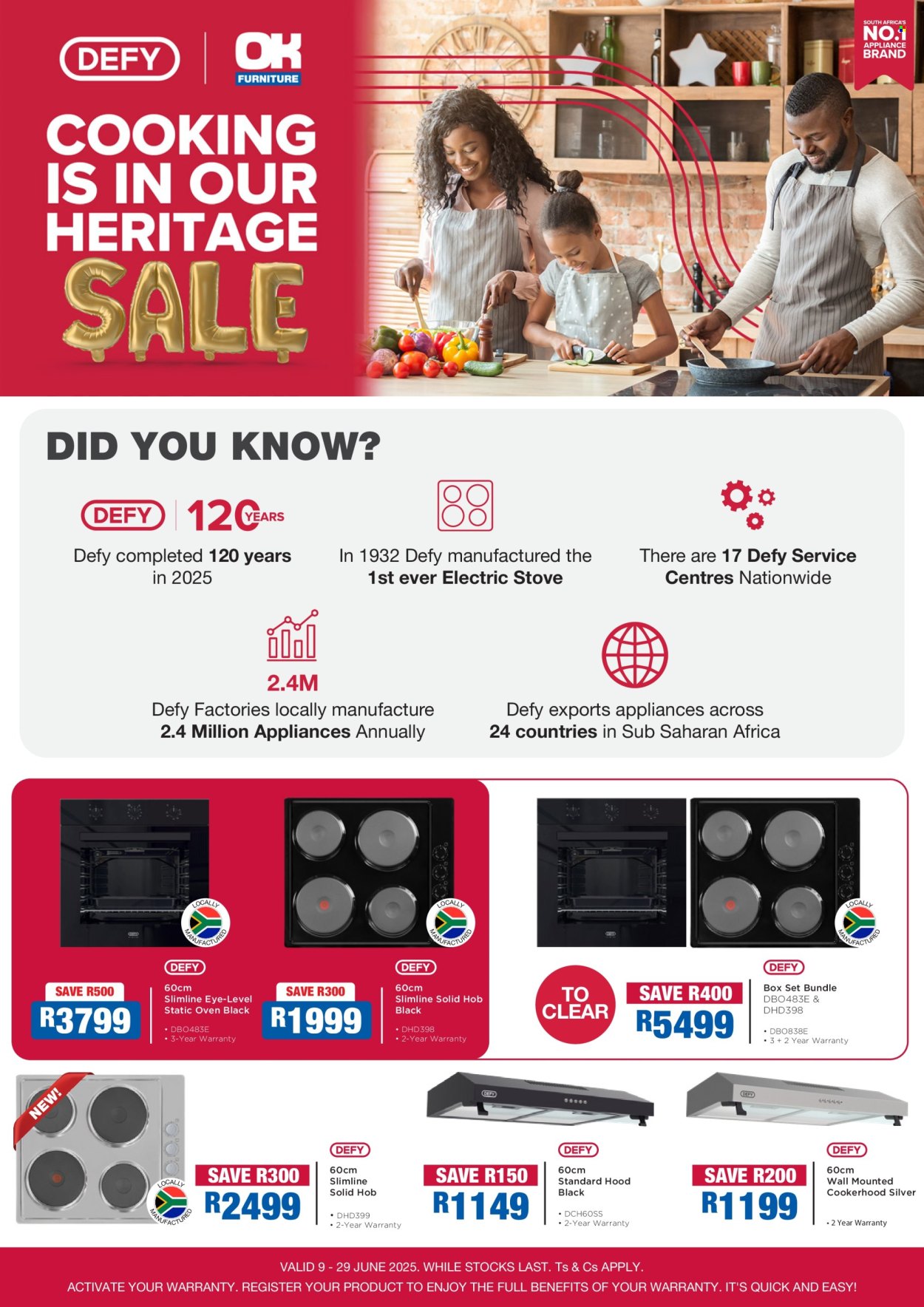 OK Furniture specials - 09/06/2025 - 29/06/2025. Page 1