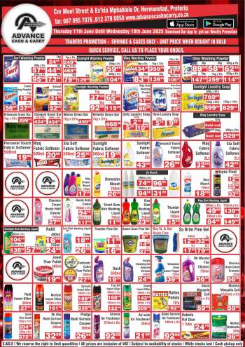 Advance Cash & Carry catalogue  - 11/06/2025 - 18/06/2025.