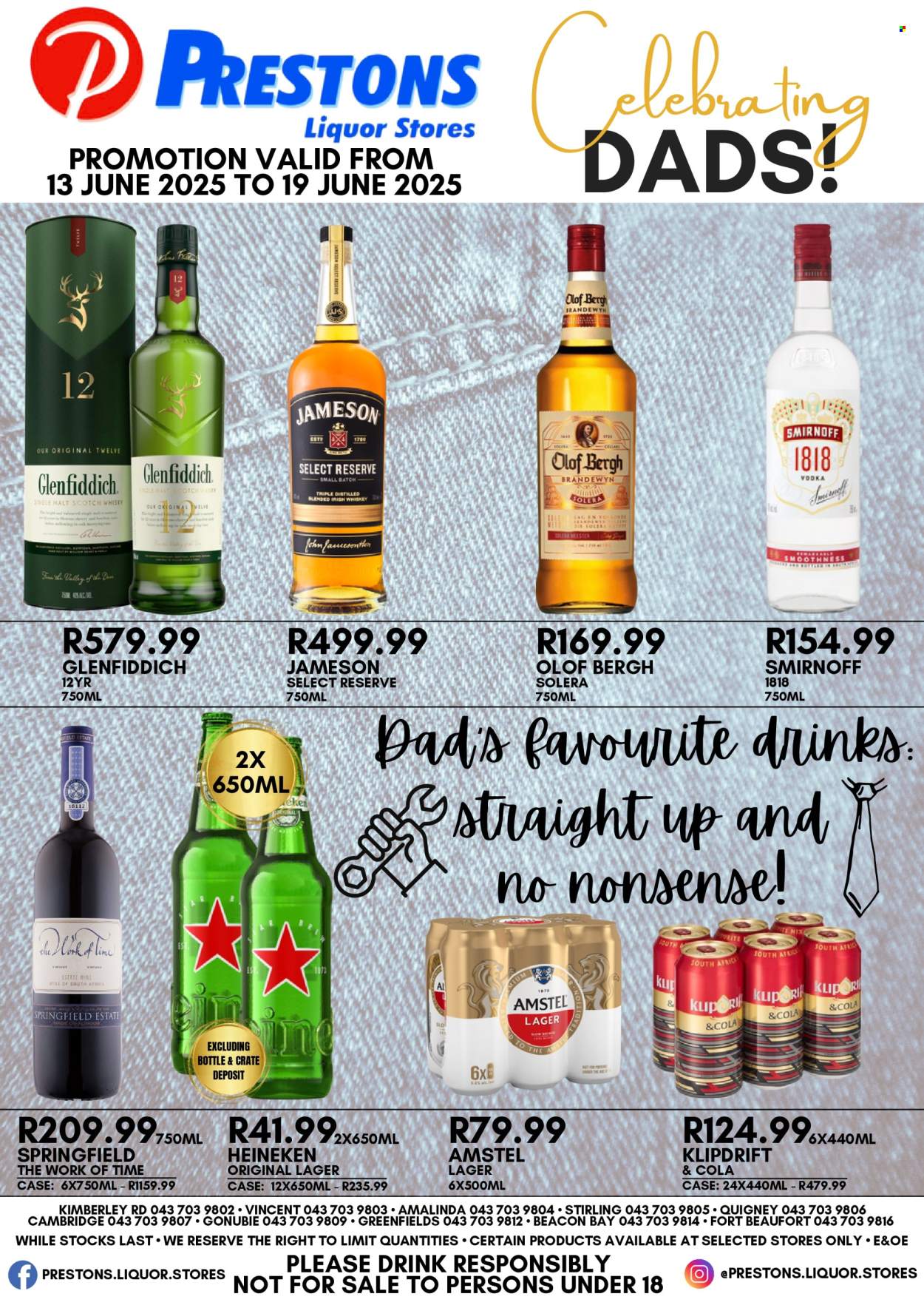 Prestons Liquor Stores specials - 13/06/2025 - 19/06/2025. Page 1