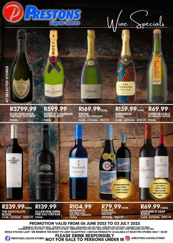 Prestons Liquor Stores catalogue  - 06/06/2025 - 03/07/2025.