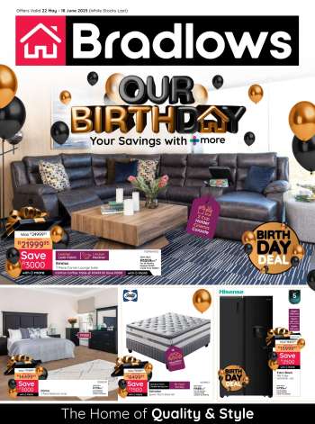 Bradlows catalogue  - 22/05/2025 - 18/06/2025.