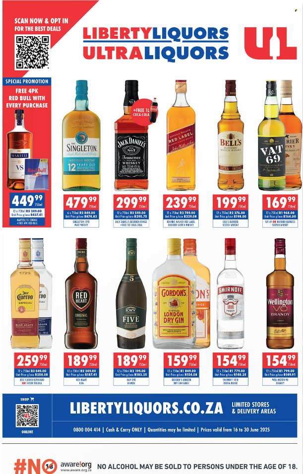 Liberty Liquors specials - 16/06/2025 - 30/06/2025. Page 1